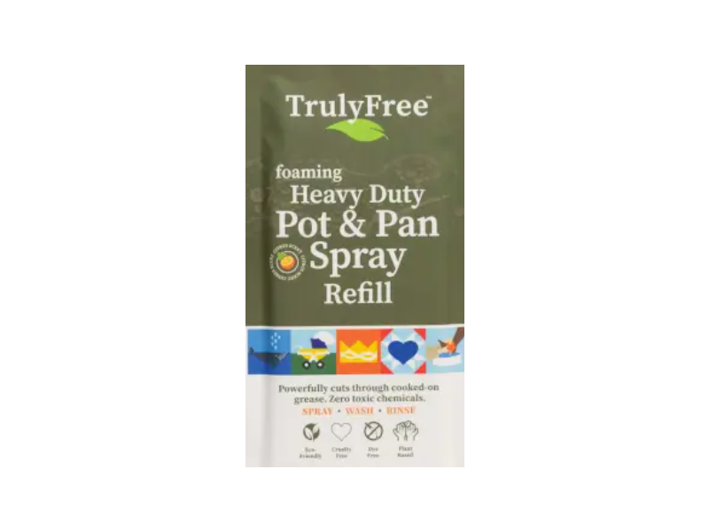 Truly Free Foaming Heavy Duty Pot & Pan Spray Refill