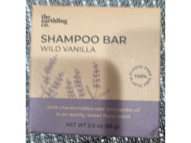 The Earthling Co. Shampoo Bar, Wild Vanilla, 3.0 oz/85 g