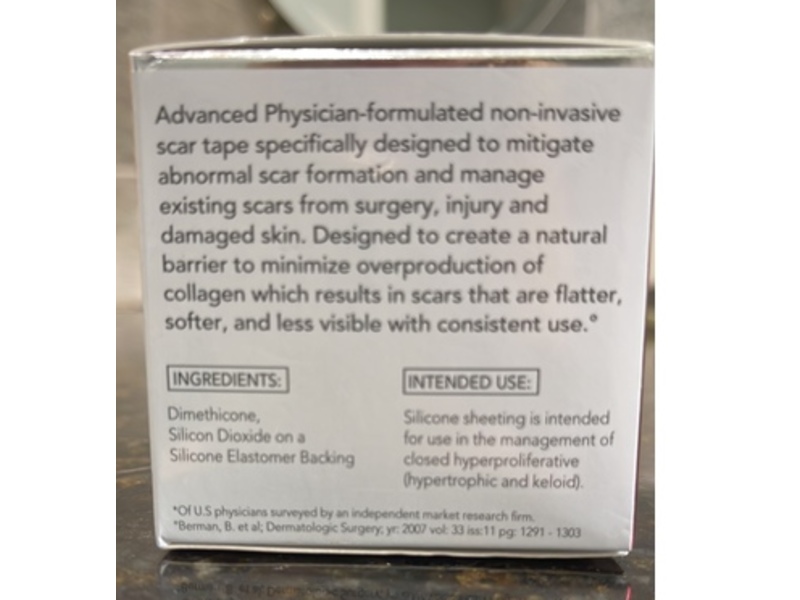 HealFast Medical Grade Silicone Scar Tape Medical Grade Sheeting, 1 Count