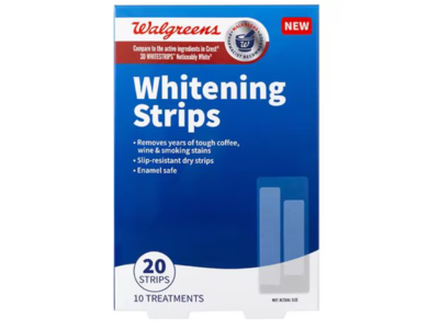 Walgreens Teeth Whitening Strips, 20 Count