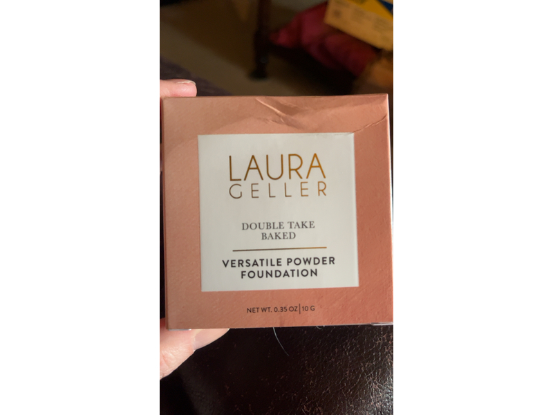 LAURA GELLER NEW YORK Double Take Baked Versatile Powder Foundation, Fair, 0.35 oz/10 g