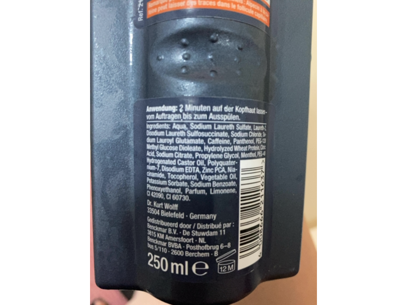 Alpecin Hair Energizer Shampoo, Caffeine, 250 mL