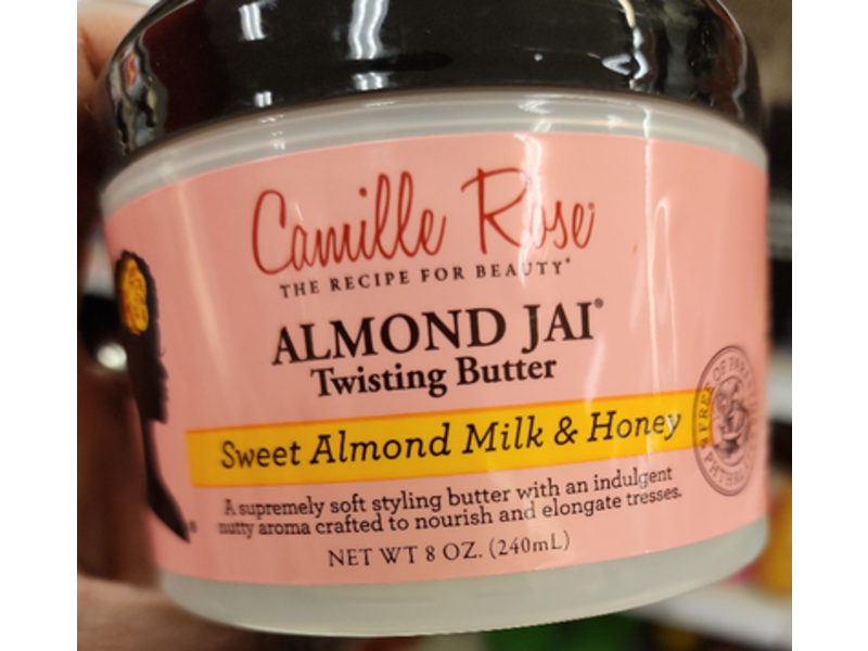 Camille Rose Almond Jai Twisting Butter, Sweet Almond Milk & Honey, 8 oz/240 mL