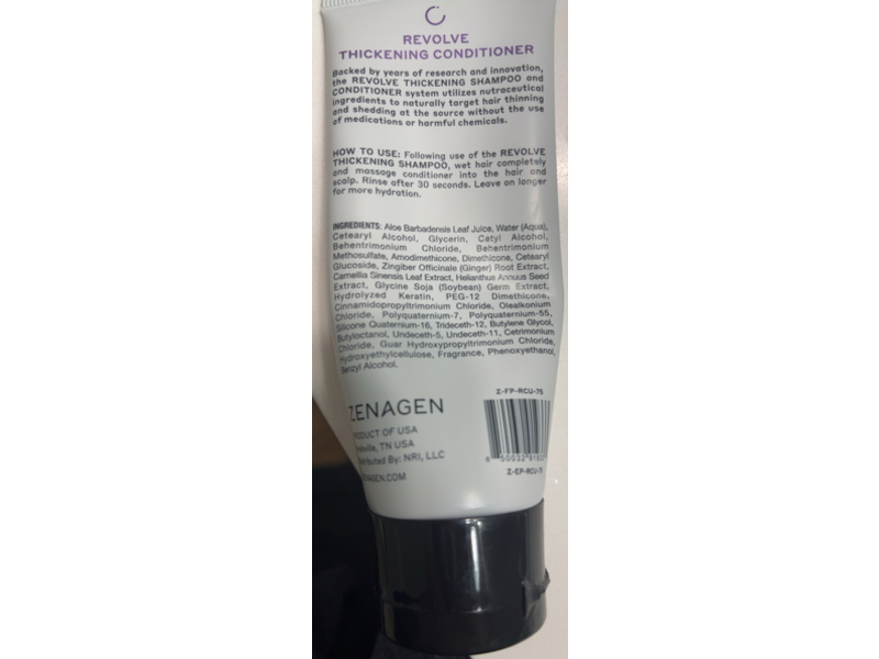 Zenagen Revolve Thickening Conditioner, 2.5 fl oz/75 mL