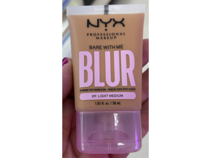 NYX Professional Makeup Bare Tint Foundation, Light Medium,1.01 fl oz/30 mL