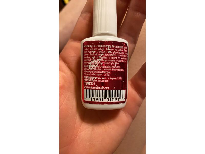 Mia Secret Clear Nail Gel Resin, 0.5 oz (14 g), 3 pack