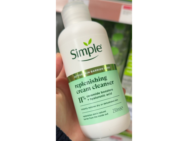 Simple Replenishing Cream Cleanser, 230 mL