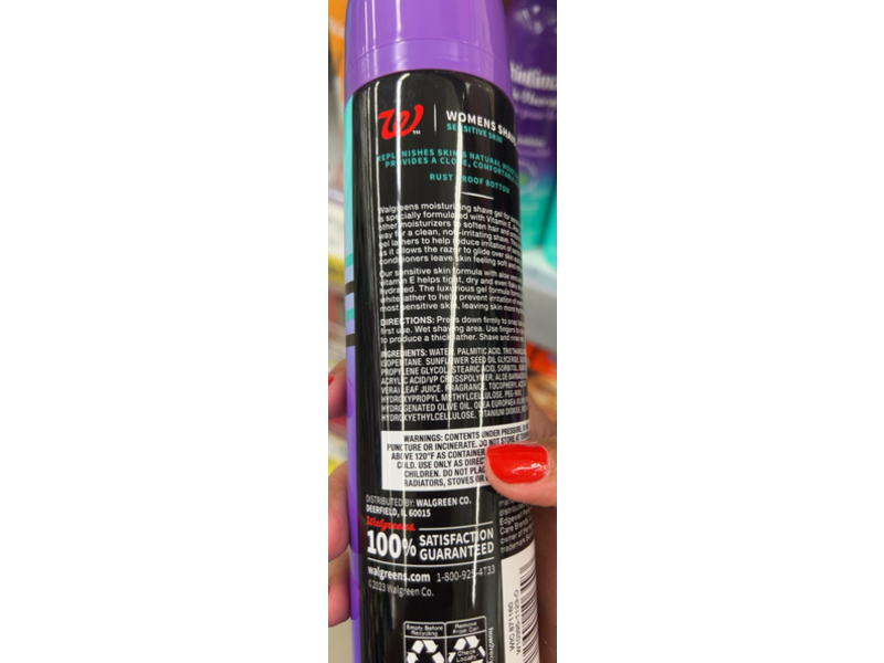 Walgreens Women's Shave Gel, 7.0 oz/198.4 g