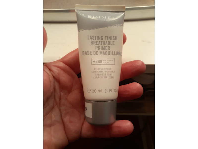 Rimmel London Lasting Finish Breathable Primer, Clear, 1 Fluid Ounce