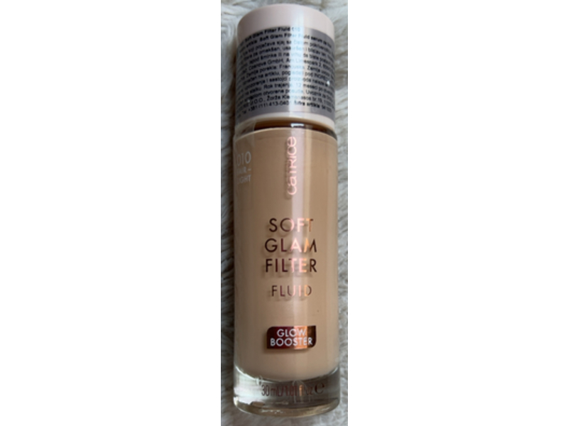 Catrice Soft Glam Filter Fluid, 010 Fair - Light, 1.01 fl oz/30 mL