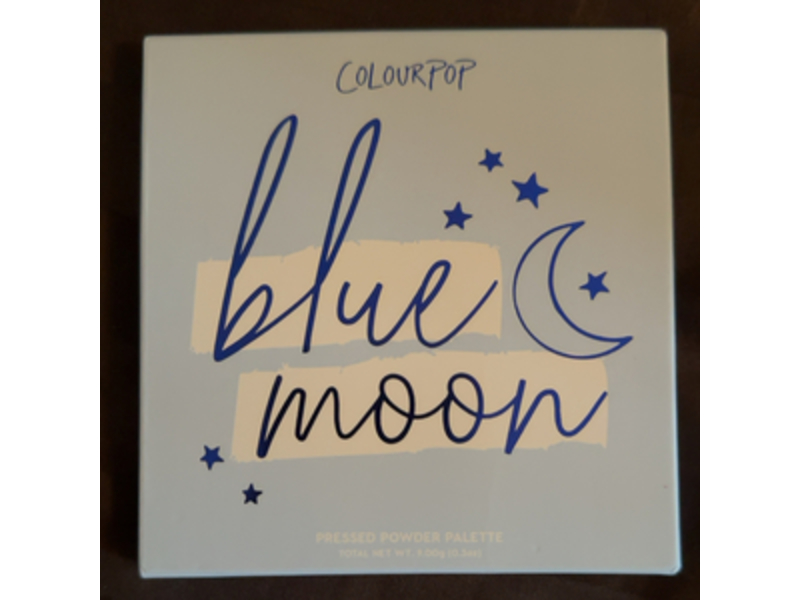 Colourpop Pressed Powder Palette, Blue Moon, 0.3 oz/9.00 g