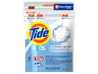 Tide Pods Free & Gentle Laundry Detergent, 30 oz (35 count) - thumbnail 1