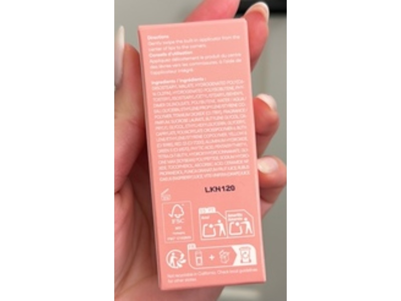 Laneige Juicepop Box Lip Tint, Pop-Star Peach, 0.15 oz/4.5 g