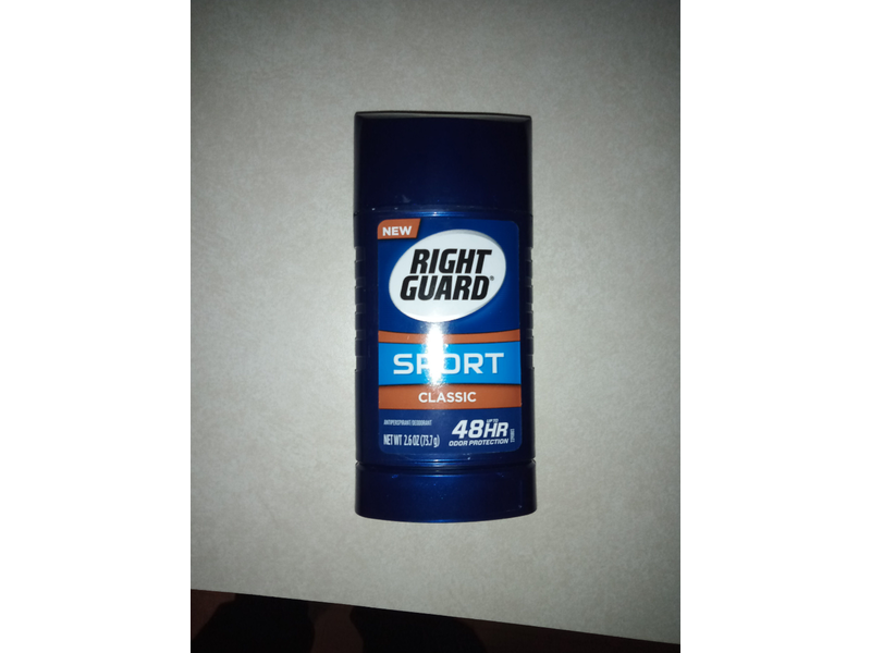 Right Guard Sport Classic 48 HR Odor Protection Solid Anti-Perspirant Deodorant, 2.6 oz (Pack of 6)