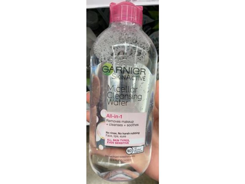 Garnier SkinActive All-In-1 Micellar Cleansing Water, 13.5 fl oz/400 mL