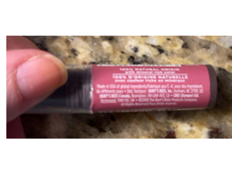 Burts Bees Matte Stick, Rhubarb Rapids, 0.07 oz/1.98 g