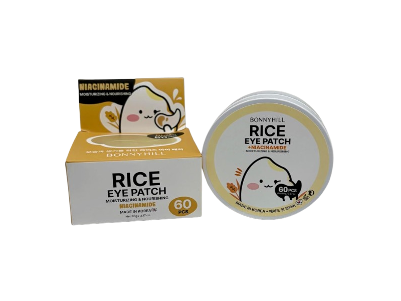 Bonnyhill Rice Eye Patch, Niacinamide, 3.17 oz/90 g, 60 Count