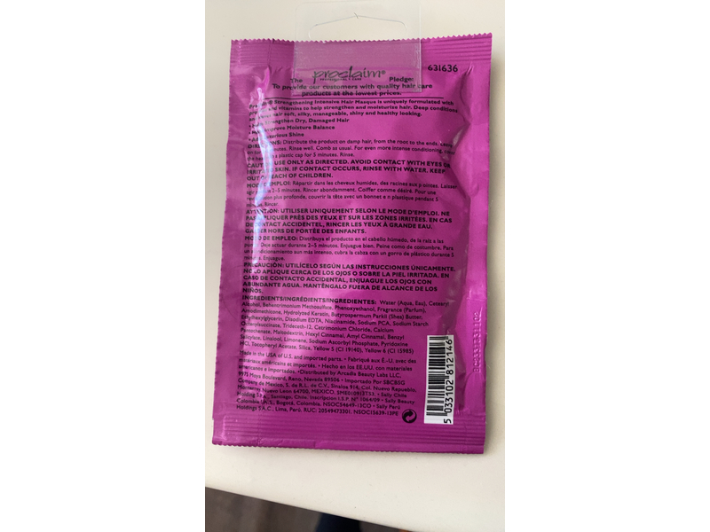 Proclaim Strengthening Intensive Hair Masque, 1 oz/28 g