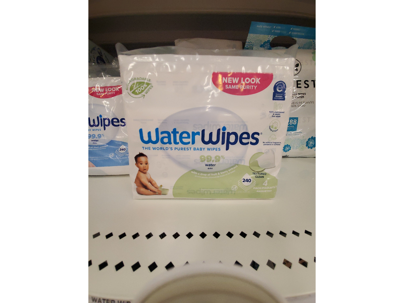 Waterwipes Hand, Face, Baby Textured Wipes, 60 Count, Pack Of 4