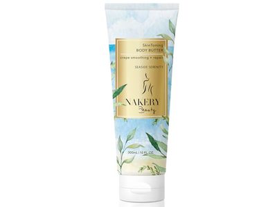 Nakery Beauty Skin Toning Body Butter, Seaside Serenity, 10 fl oz/300 mL