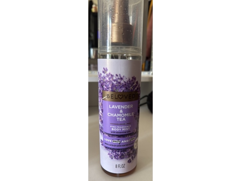 Love Beauty And Planet Beloved Fine Fragrance Body Mist, Lavender & Chamomile Tea, 8 fl oz