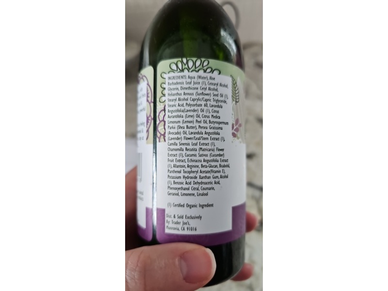 Trader Joe's Hand & Body Lotion, Lavender, 12 oz/340 g