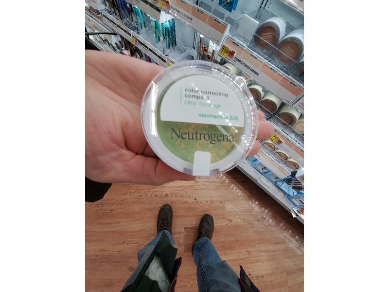 Neutrogena Color Correcting Compact Cc Powder, Clear Coverage, 0.38 oz/11 g