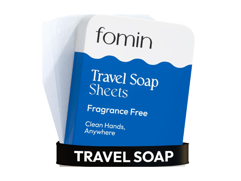 Fomin Travel Soap Sheets, Fragrance Free, 100 Count
