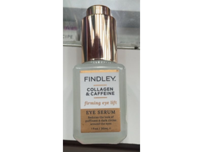 Findley Collagen & Caffeine Eye Serum, Firming Eye Lift, 1 fl oz/30 mL