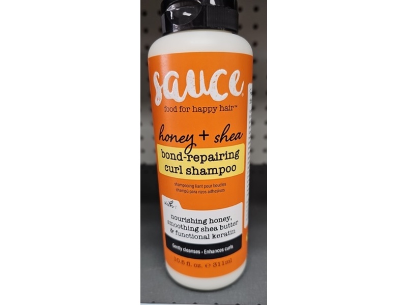 Sauce Bond Repairing Curl Shampoo, Honey + Shea, 10.5 fl oz/311 mL