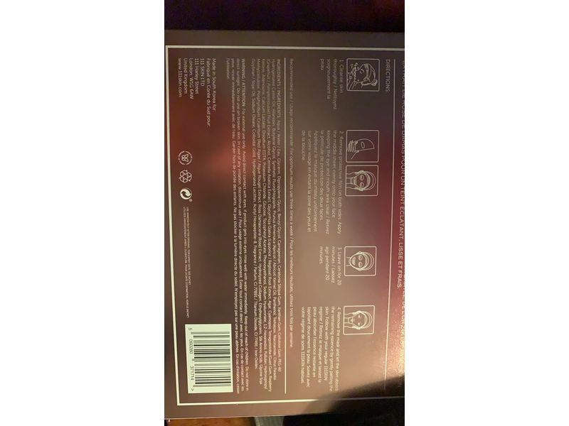 111SKIN Rose Gold Brightening Facial Treatment Mask, 1 ct