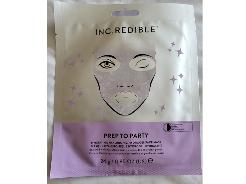 Inc. Redible Hydrating Hyaluronic Hydrogel Face Mask, 0.85 oz/24 g