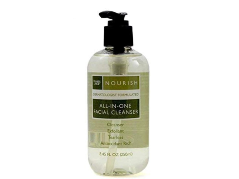 Trader Joe's Nourish All-In-One Facial Cleanser, 8.45 fl oz/250 mL ...