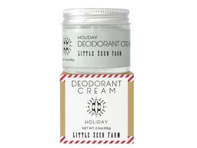 Little Seed Farm Deodorant Cream, Holiday, 2.4 oz/68 g