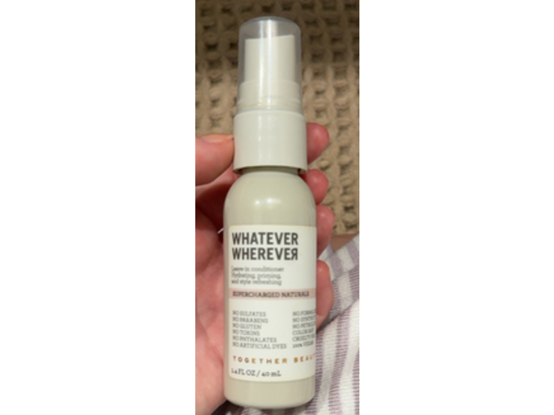 Together Beauty Whatever Wherever Leave-In Conditioner, 1.4 fl oz/40 mL