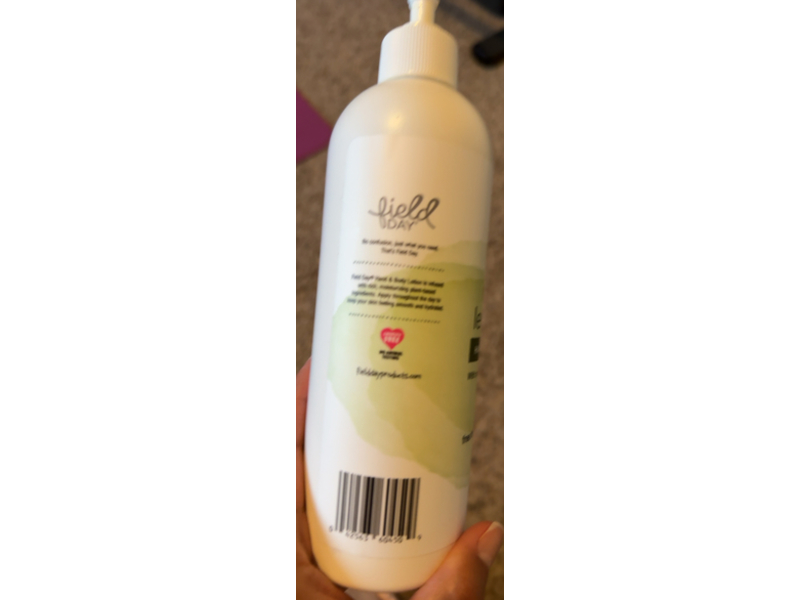 Field Day Hand & Body Lotion, Coconut Lemongrass, 16 fl oz/473 mL