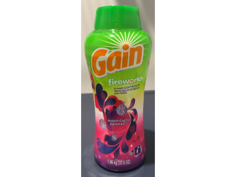 Gain Fireworks In-Wash Scent Booster, Moonlight Breeze, 37.5 oz/1.06 kg