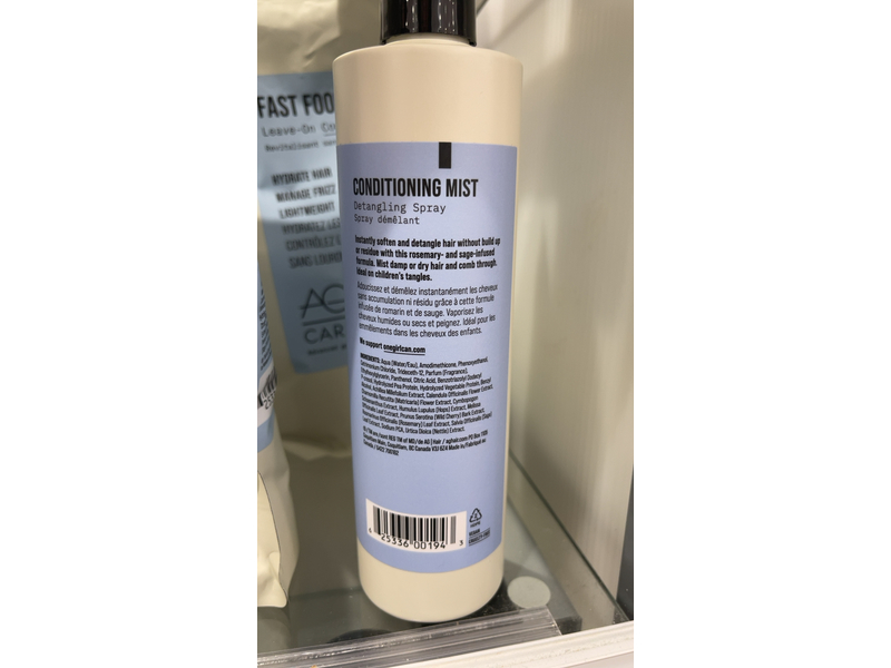 AG Care Conditioning Mist Detangling Spray, 12 Fl Oz