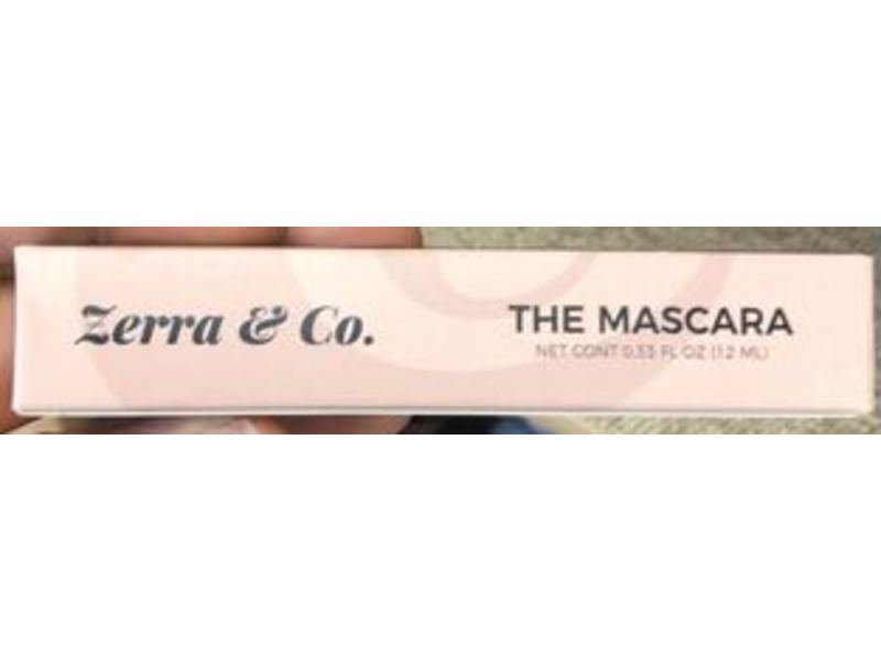 Zerra & Co The Mascara, Black, 0.33 fl oz/10 mL