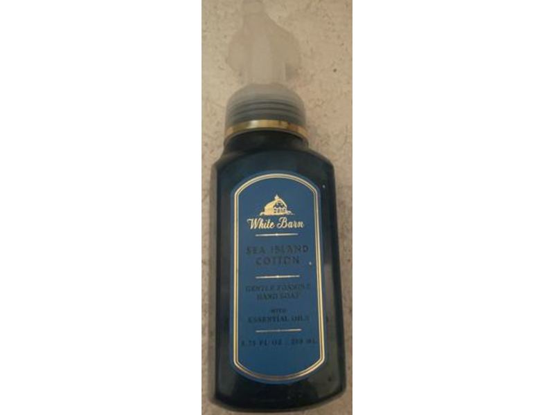 Bath & Body Works White Barn Gentle Foaming Hand Wash, Sea Island Cotton, 8.75 fl oz/259 mL