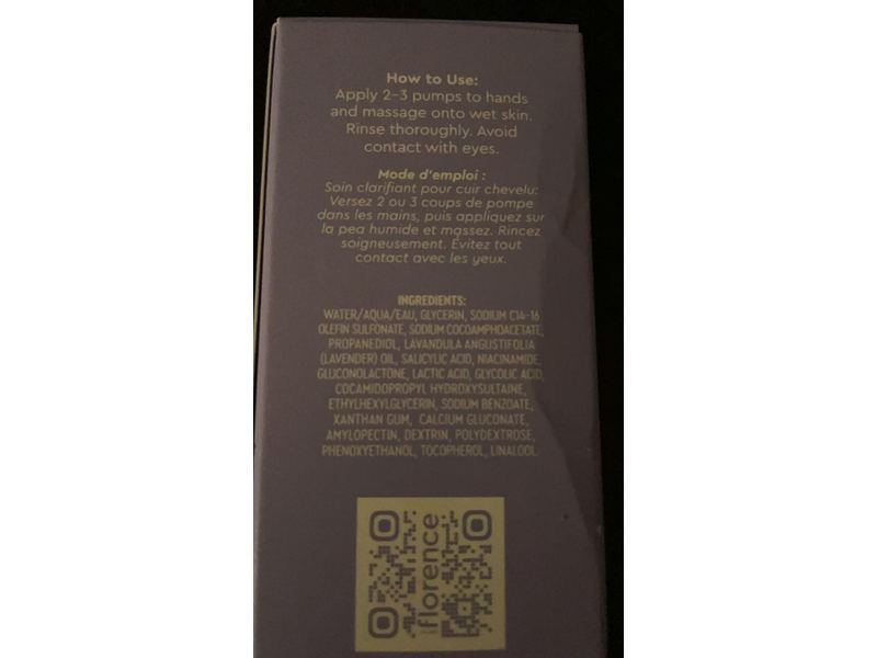 Florence By Mills Clear The Way Clarifying Face Wash, Niacinamide, 3.4 fl oz/100 mL