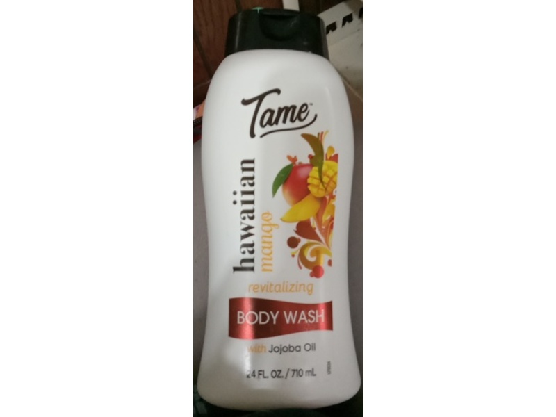 Tame Hawaiian Revitalizing Body Wash, Mango, 24 fl oz/710 mL