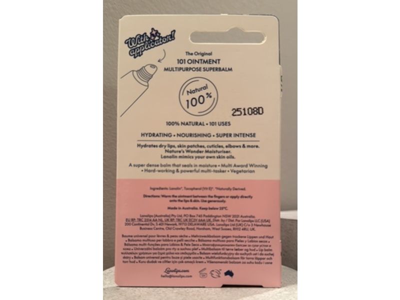 Lanolips The Original 101 Ointment Multipurpose Superbalm, 9 g