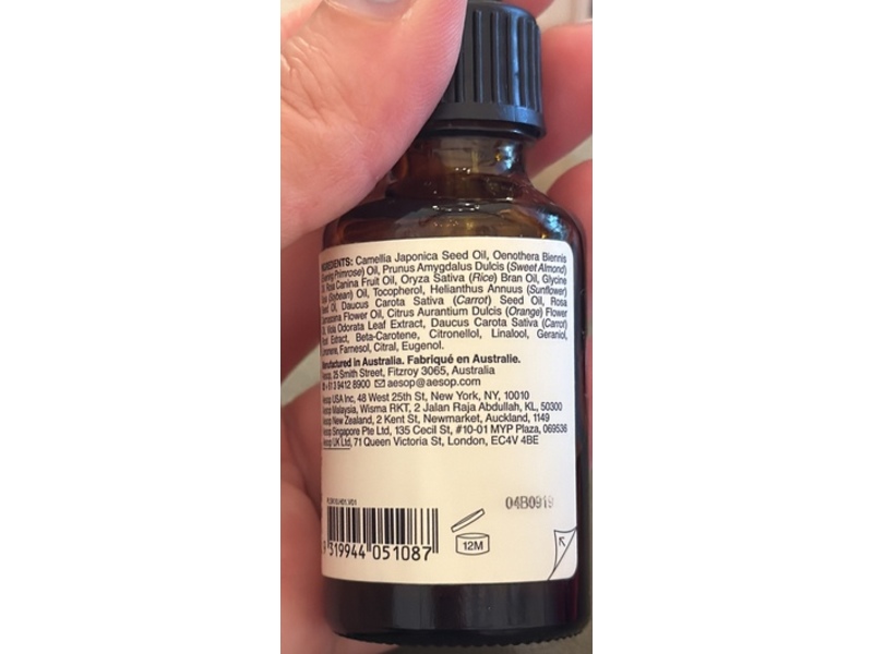 Aesop Facial Treatment Oil, Damascan Rose, 0.8 fl oz