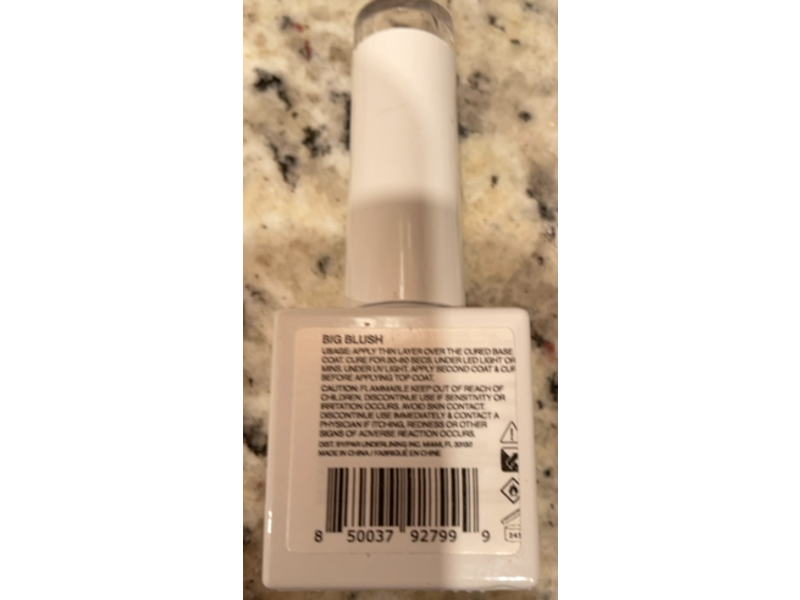 Nailboo Forever Glaze Gel Polish, Big Blush, 0.3 fl oz/9 mL