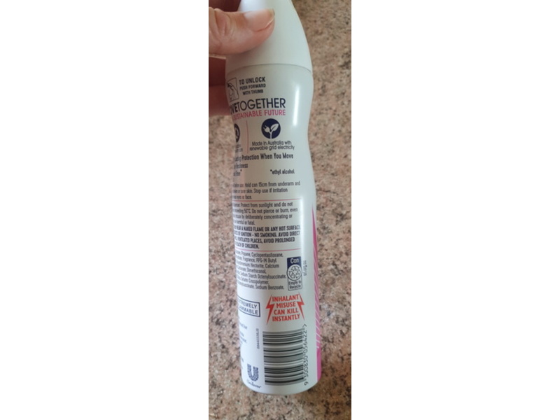 Rexona Advanced protection Antiperspirant, Bright Bouquet, 130 g