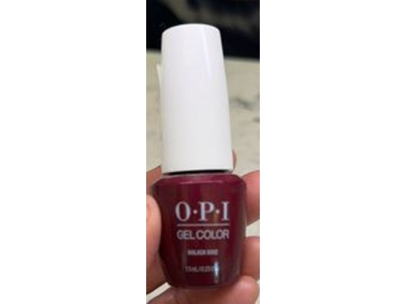 OPI Gel Color Gel Lacquer, Malaga Wine, 0.25 fl oz/1.5 mL