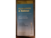 Clear Visage Anti-Aging Serum, Hyaluronic & Retinol, 1.69 fl oz/50 mL - Image 3