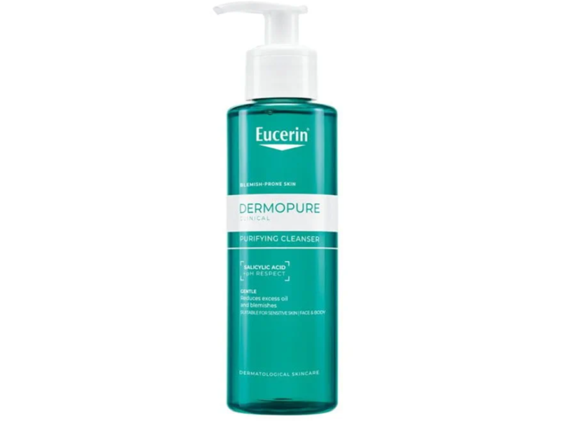 Eucerin Dermopure Clinical Purifying Cleanser, Salicylic Acid, 200 mL