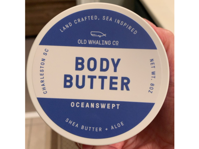 Old Whaling Co Ocean Swept Body Butter, Shea Butter + Aloe, 8 oz